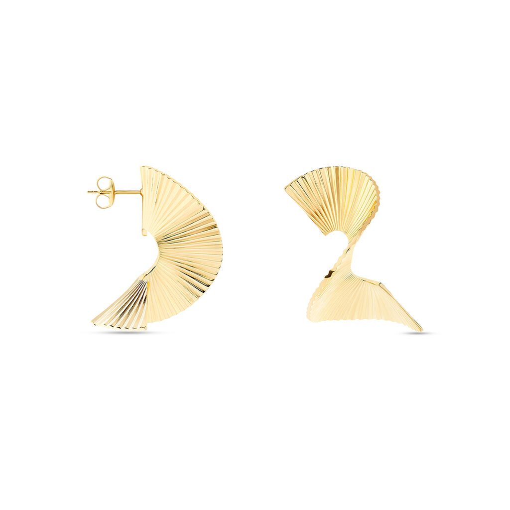 Boucles D'oreilles Pendantes Scarlett Acier Jaune - Boucles d'oreilles fantaisie Femme | Histoire d’Or