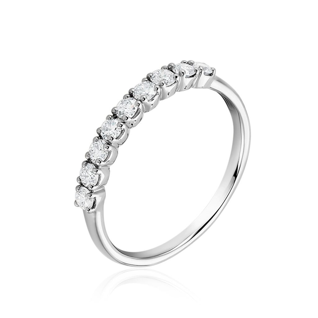 Demi Alliance Hera Platine Blanc Diamant