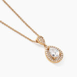 Collier Brigita Plaqu&eacute; Or Jaune Oxyde De Zirconium - Colliers Femme | Histoire d&rsquo;Or