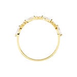 Bague Sparkle Or Jaune Oxyde De Zirconium - Bagues avec pierre Femme | Histoire d&rsquo;Or