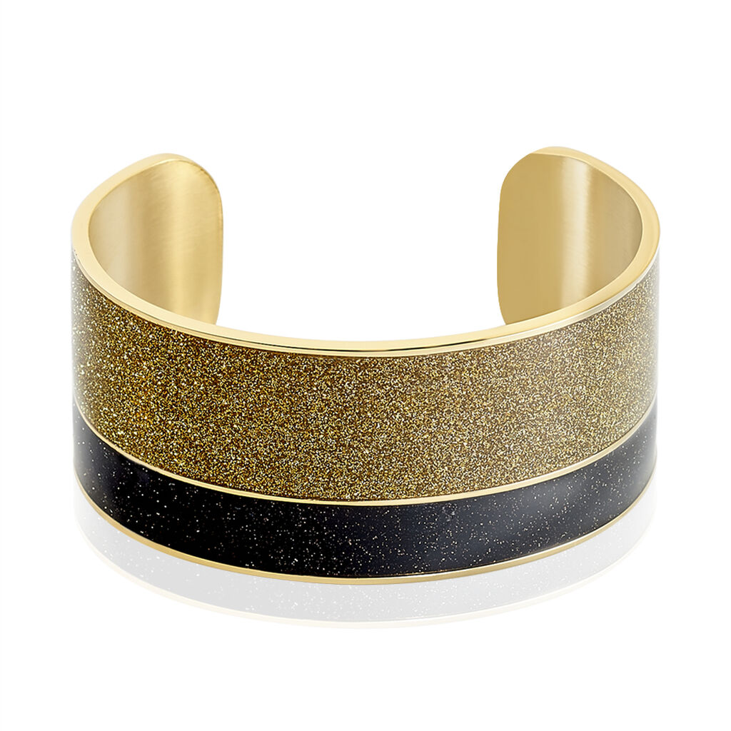 Bracelet Jonc Marie-adelaide Acier Jaune