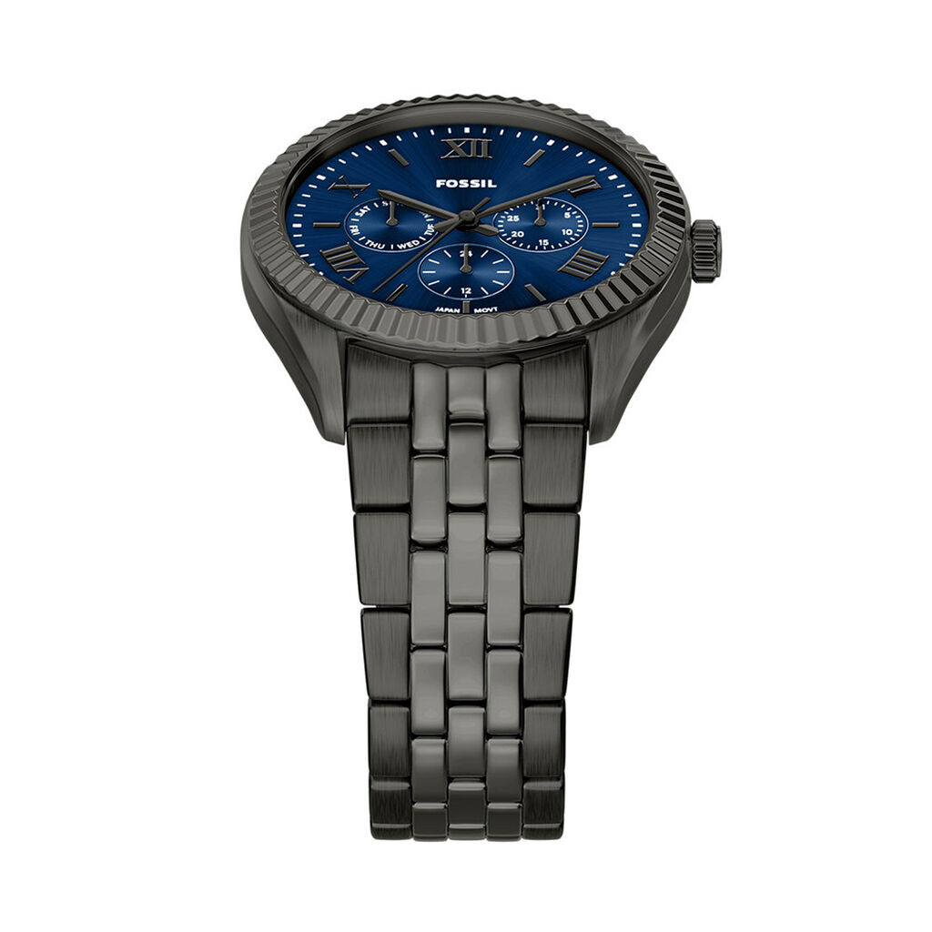Montre Fossil Campbell Bleu - F&ecirc;te des p&egrave;res Homme | Histoire d&rsquo;Or