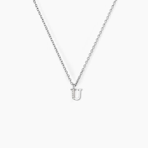 Collier Neruda Argent Blanc Oxyde De Zirconium - Colliers fantaisie Femme | Histoire d&rsquo;Or