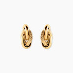 Boucles D'oreilles Puces Niko Or Jaune - Clous d'oreilles Famille | Histoire d&rsquo;Or