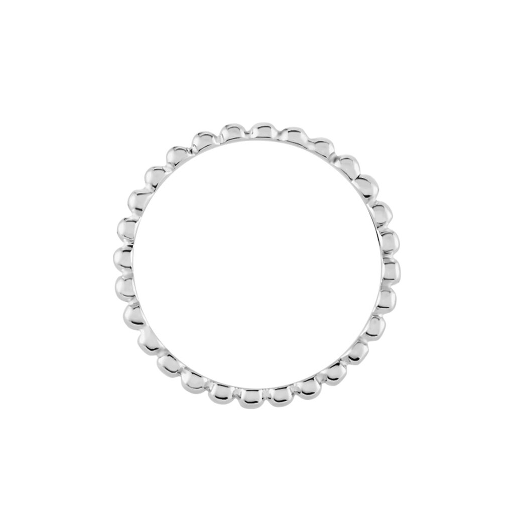 Bague Joaninha Argent Blanc - Bagues fantaisie Femme | Histoire d&rsquo;Or