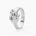 Bague Seasaidh Argent Blanc