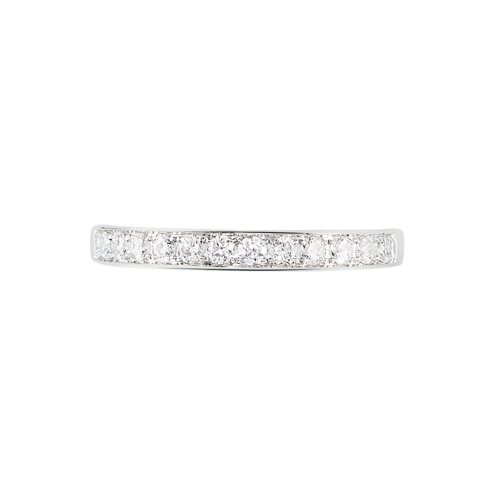 Alliance Juliette Or Blanc Diamant - Alliances Femme | Histoire d’Or