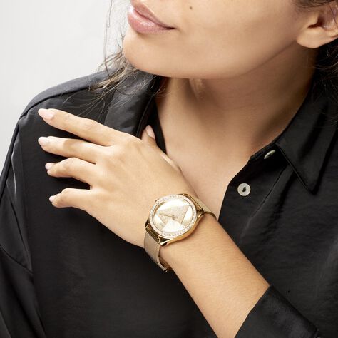 Montre Guess Tri Glitz Champagne - Montres Femme | Histoire d’Or