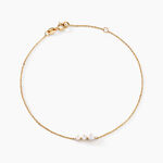 Bracelet Tryphena Or Jaune Diamant Synth&eacute;tique - Bracelets Femme | Histoire d&rsquo;Or