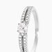 Bague Solitaire Katalina Or Blanc Diamant - Bagues solitaires Femme | Histoire d’Or