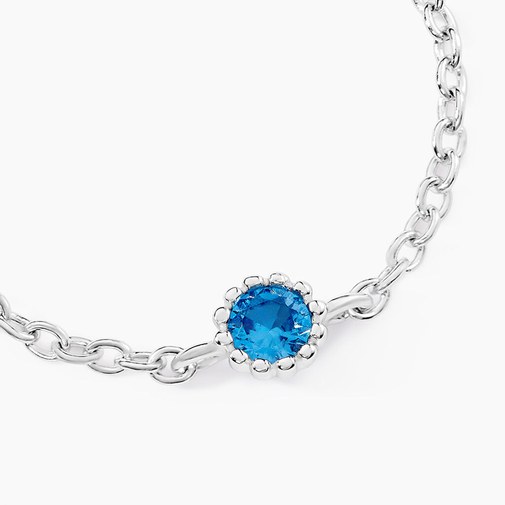 Bague Chaine Rio Selaron Argent Oxyde De Zirconium - Bagues solitaires Femme | Histoire d&rsquo;Or