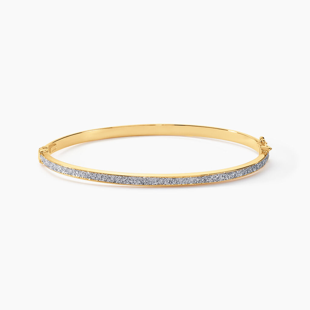 Bracelet Jonc Karama Or Bicolore - Bracelets joncs Femme | Histoire d’Or