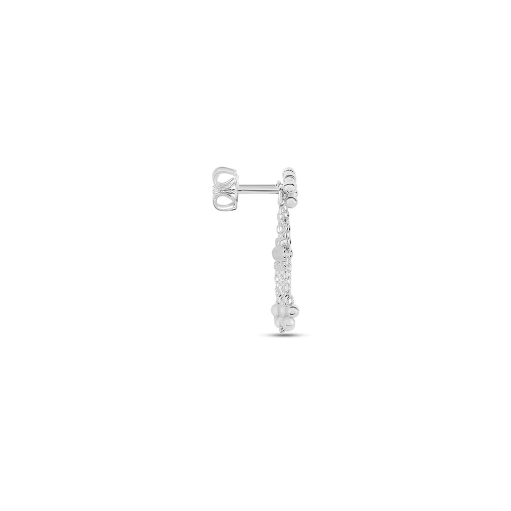 Bijou D'oreille Unitaire Kupla Argent Blanc - Boucles d'oreilles fantaisie Femme | Histoire d’Or