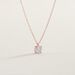 Collier Solitaire Argent Rose Lylwenn Oxyde De Zirconium - Colliers fantaisie Femme | Histoire d’Or
