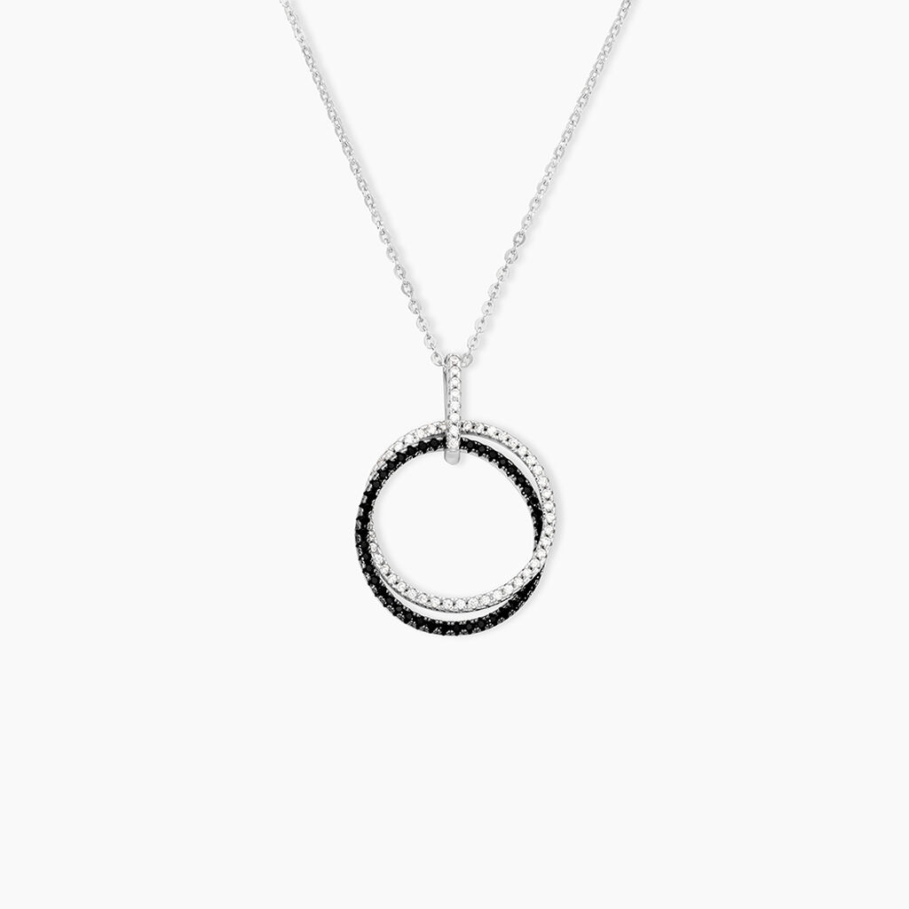Collier Livvy Argent Blanc Oxyde De Zirconium - Colliers fantaisie Femme | Histoire d&rsquo;Or
