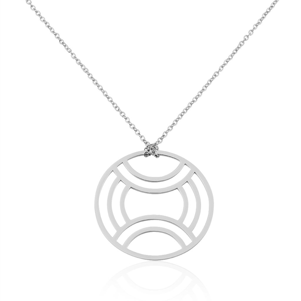 Collier Sautoir Japan Acier Blanc - Sautoirs Femme | Histoire d’Or
