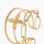 Bague Eva Acier Jaune - Bagues fantaisie Femme | Histoire d&rsquo;Or