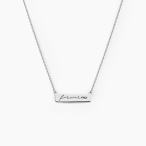 Collier Lorayne Argent Blanc - Colliers fantaisie Femme | Histoire d’Or