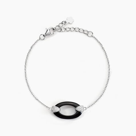 Bracelet Peer Argent Blanc Oxyde De Zirconium - Bracelets Femme | Histoire d’Or