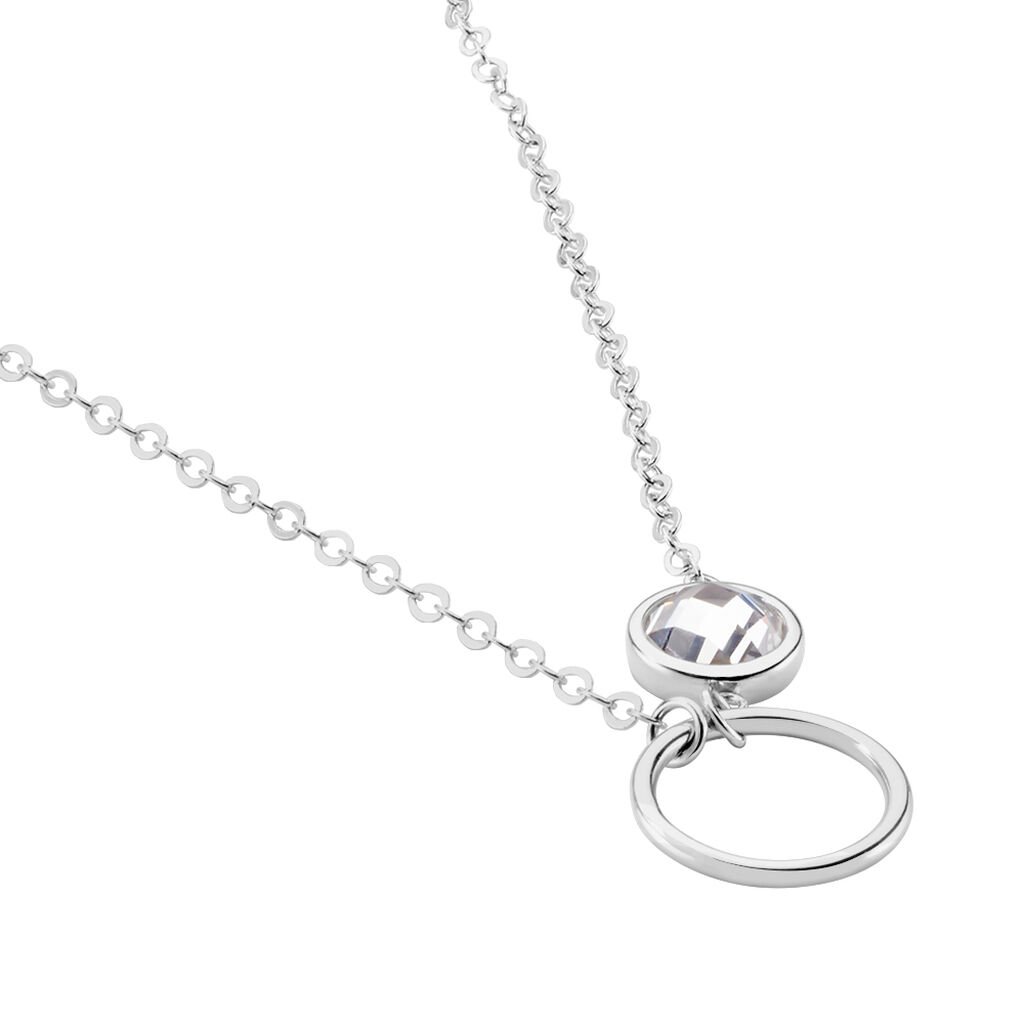 Collier Bastiano Argent Blanc Oxyde De Zirconium - Colliers fantaisie Femme | Histoire d’Or