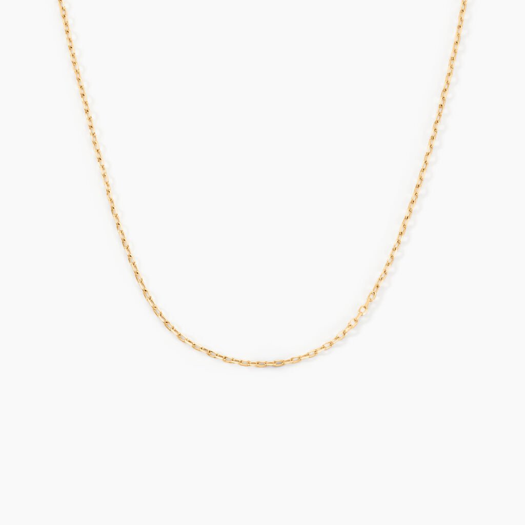 Chaîne Igoa Maille Forçat Diamantee Or Jaune - Chaines Femme | Histoire d’Or