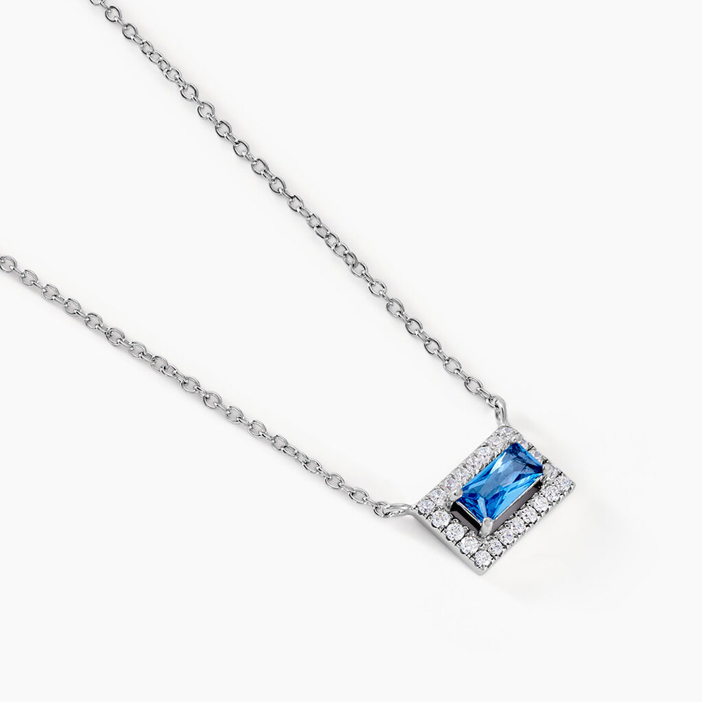 Collier Laurine Argent Blanc Oxyde De Zirconium - Colliers fantaisie Femme | Histoire d’Or