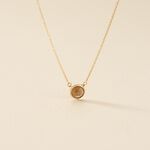 Collier Arenale Or Jaune Quartz - Colliers Femme | Histoire d&rsquo;Or