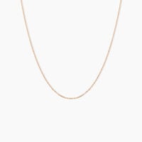 Collier Claudine Argent Rose