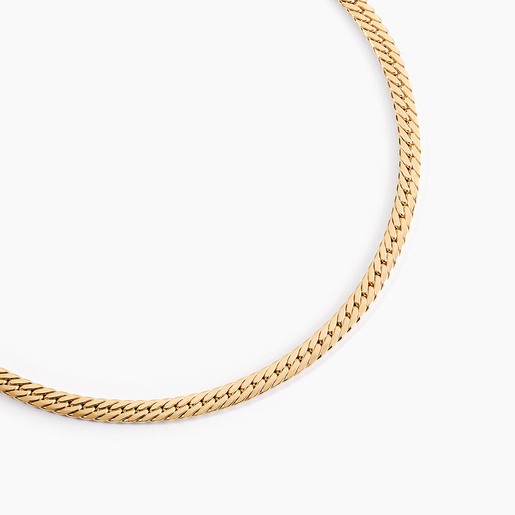 Collier Doline Maille Anglaise Or Jaune - Chaines Femme | Histoire d&rsquo;Or