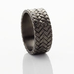 Bague Argent Noir - Bagues Homme | Histoire d&rsquo;Or