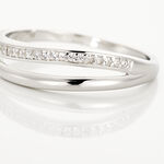 Bague Celimene Argent Blanc Oxyde De Zirconium - Bagues avec pierre Femme | Histoire d&rsquo;Or