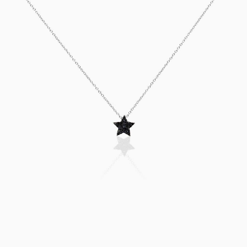 Collier Nasima Argent Blanc Spinelle - Colliers fantaisie Femme | Histoire d&rsquo;Or