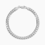 Bracelet Marin Acier Blanc - Bracelets cha&icirc;ne Homme | Histoire d&rsquo;Or