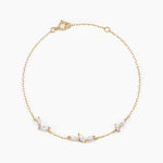 Bracelet Marquise Or Jaune Oxyde De Zirconium - Bracelets Femme | Histoire d&rsquo;Or