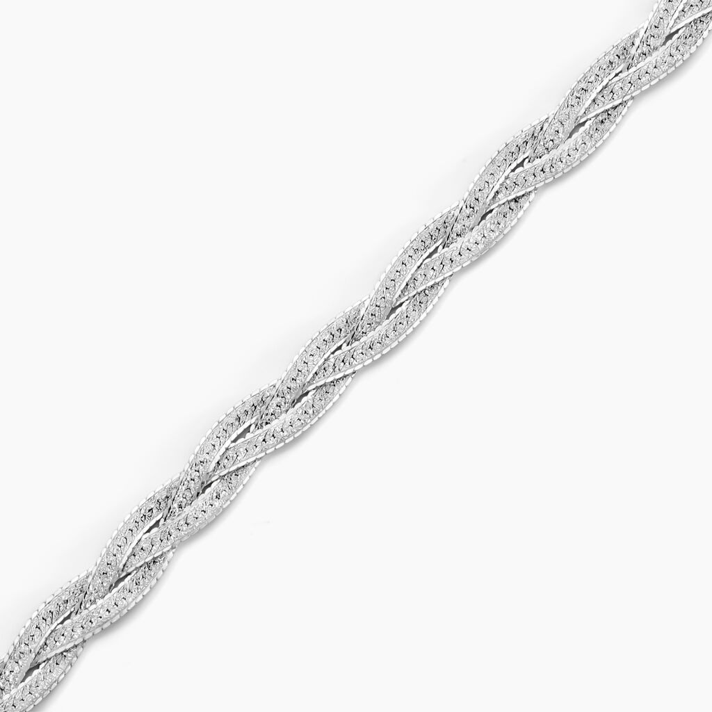 Bracelet Elae Argent Blanc - Bracelets chaîne Femme | Histoire d’Or