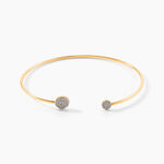 Bracelet Jonc Ileana Or Jaune - Bracelets joncs Femme | Histoire d&rsquo;Or