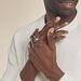 Bague Thimeo Argent Blanc Onyx - Bagues solitaires Homme | Histoire d’Or
