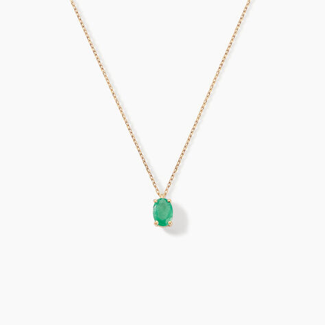 Collier Ovale Or Jaune Emeraude - Colliers Femme | Histoire d’Or