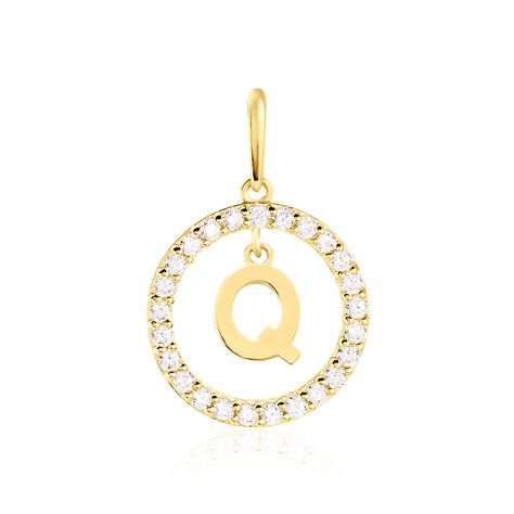 Pendentif Gabe Or Jaune Oxyde De Zirconium - Pendentifs Femme | Histoire d’Or