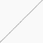 Bracelet Emna Argent Blanc Pierre De Synthese - Bracelets Femme | Histoire d&rsquo;Or