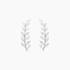Bijoux D'oreilles Sakira Argent Blanc Oxyde De Zirconium - Boucles d'oreilles fantaisie Femme | Histoire d’Or