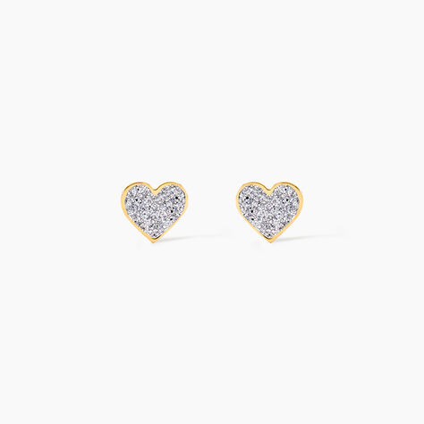 Boucles D'oreilles Puces Marta Or Jaune - Clous d'oreilles Femme | Histoire d&rsquo;Or