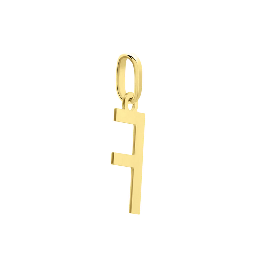 Pendentif Ionia Lettre Or Jaune - Pendentifs Famille | Histoire d’Or