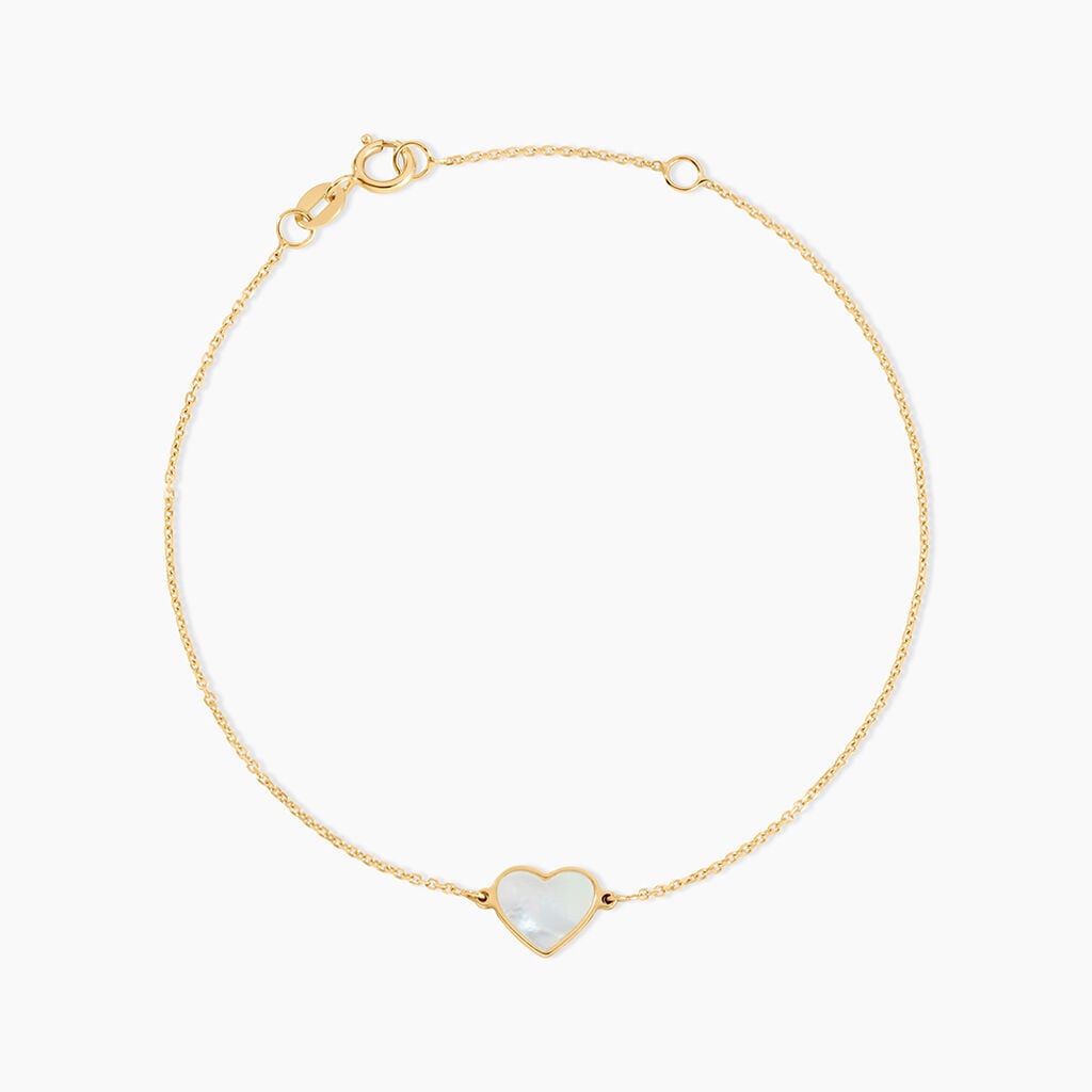Bracelet Lucky Gems Or Jaune Nacre - F&ecirc;te des m&egrave;res Femme | Histoire d&rsquo;Or