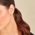 Boucles D'oreilles Pendantes Bartolomeo Or Jaune Oxyde De Zirconium - Boucles d'oreilles pendantes Femme | Histoire d&rsquo;Or