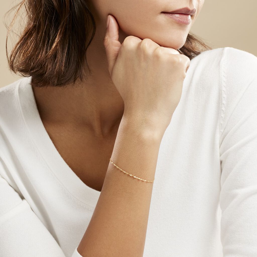 Bracelet Fileana Or Jaune - Bracelets chaîne Femme | Histoire d’Or
