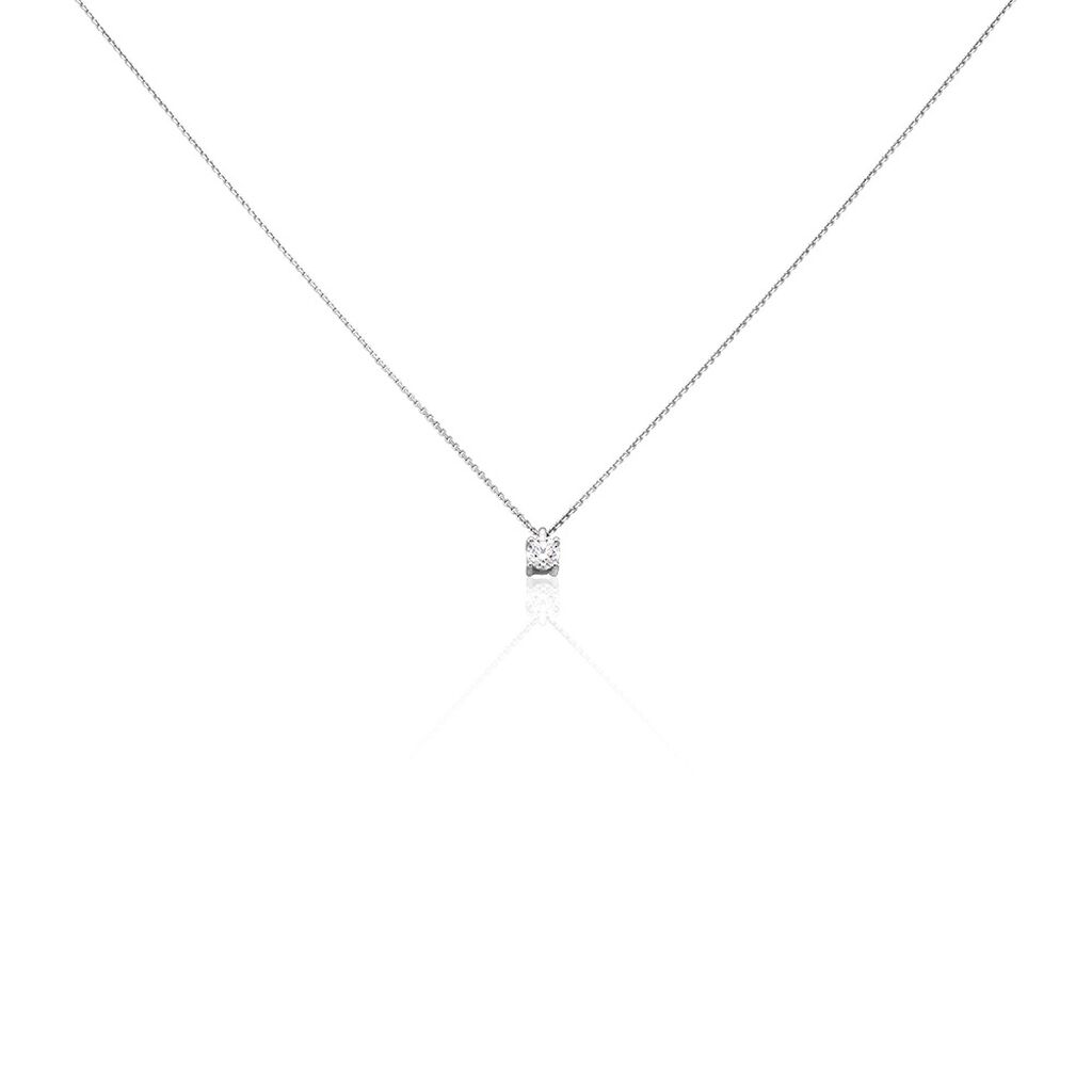 Collier Elfa Or Blanc Diamant - Colliers Femme | Histoire d’Or