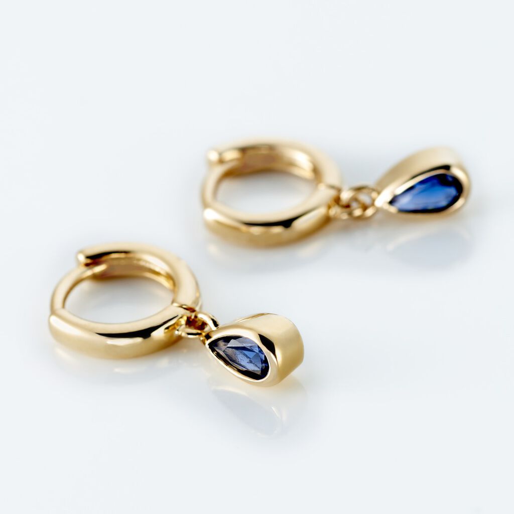 Créoles Plaqué Or Heikospinelle - Boucles d'oreilles créoles Femme | Histoire d’Or
