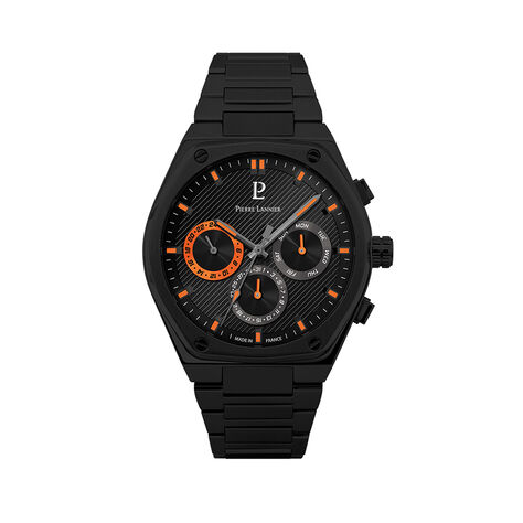 Montre Pierre Lannier Copilote Noir - Montres Homme | Histoire d’Or