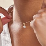 Collier V&eacute;ronick Or Jaune Diamant - Colliers Femme | Histoire d&rsquo;Or